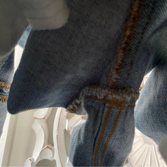 Madewell The Curvy Perfect Vintage Denim Jean Shorts Rolled Hem Sz 26 Boho - Picture 9 of 9